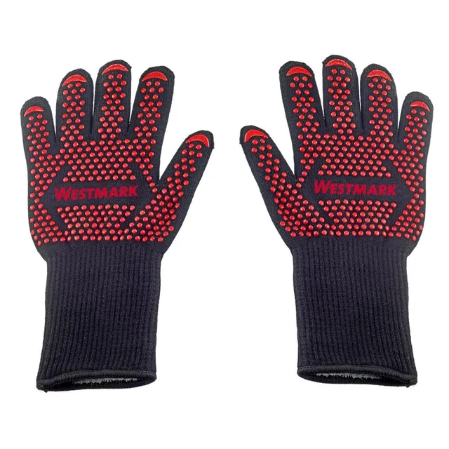 westmark-lot-de-2-gants-de-barbecue-ignifug-s-r-sistance-chaleur-jusqu-350-c-dou image 1