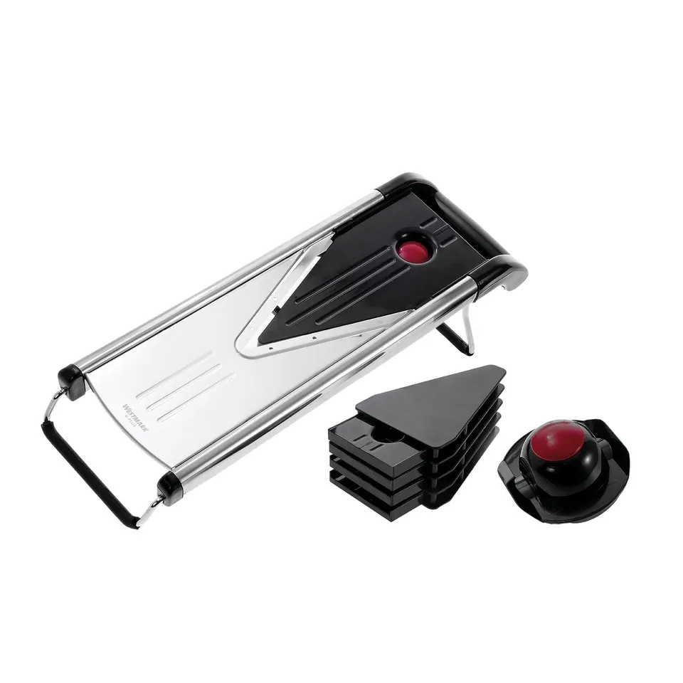 westmark-v-plus-11302260-coupe-l-gumes-mandoline-avec-5-inserts-de-coupe-acier-i image 1