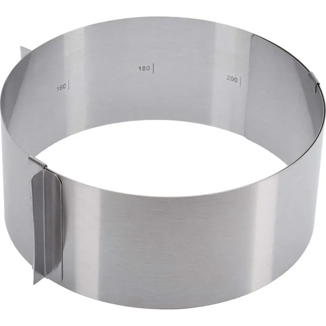 westmark-31312260-cercle-g-teau-r-glable-extra-haut-16-30-cm-acier-inoxydable-ar image 1