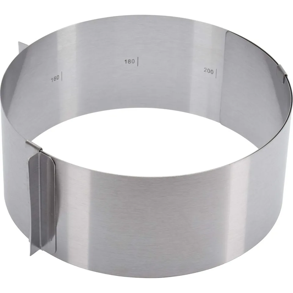 westmark-31312260-cercle-g-teau-r-glable-extra-haut-16-30-cm-acier-inoxydable-ar image 1