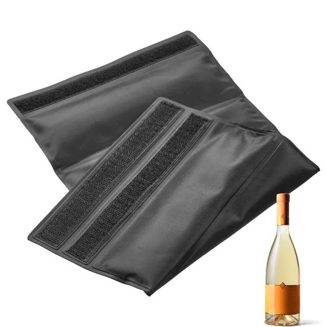 westmark-frigus-manchon-de-refroidissement-pour-vin-et-champagne-7-5-10-cm-noir- image 1