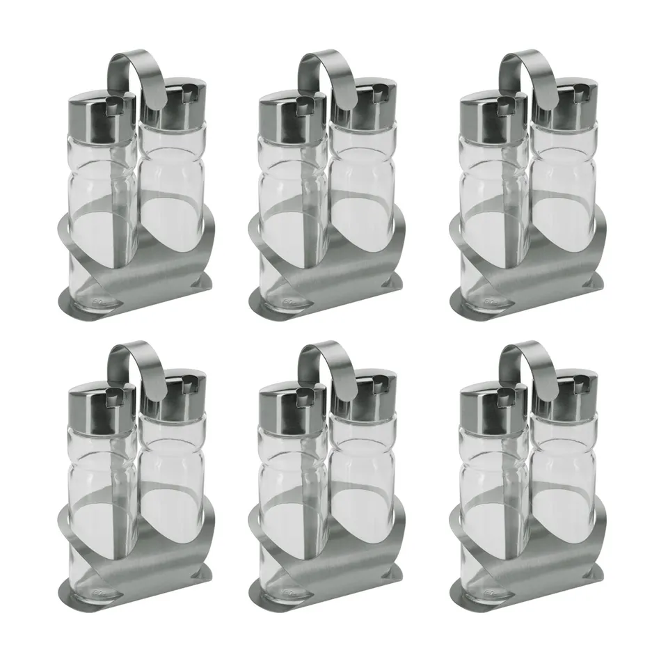 westmark-650422e2-wien-m-nage-vinaigre-huile-en-verre-et-acier-inoxydable image 1