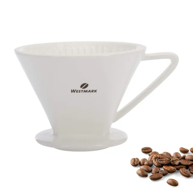 westmark-24472260-brasilia-porte-filtre-caf-en-porcelaine-taille-2-pour-2-tasses image 1