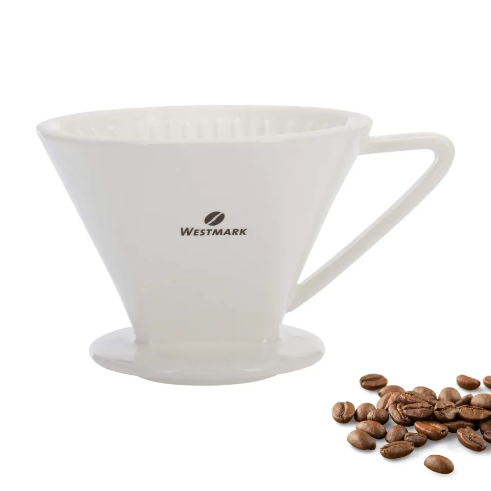 westmark-24472260-brasilia-porte-filtre-caf-en-porcelaine-taille-2-pour-2-tasses image 1
