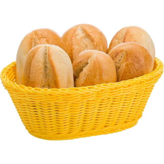 westmark-saleen-2039289-corbeille-ovale-conique-26-x-18-5-x-9-cm-jaune-citron image 1
