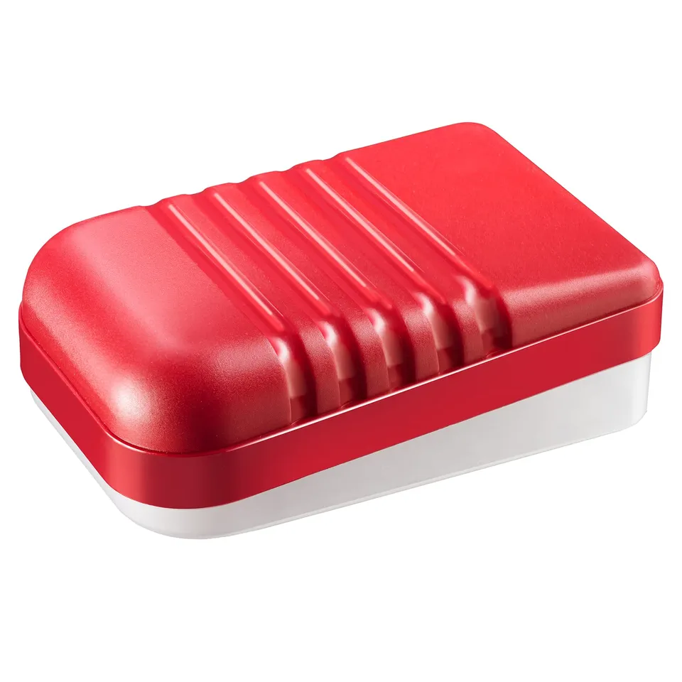 westmark-31022270-bo-te-sandwich-midi-en-polypropyl-ne-rouge-blanc-deux-parties- image 1