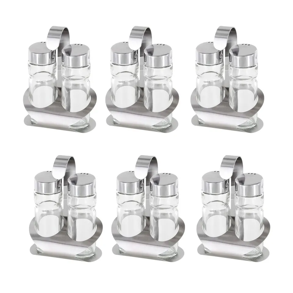 westmark-wien-650222e2-set-de-6-sali-res-et-poivri-res-en-verre-avec-support-aci image 1