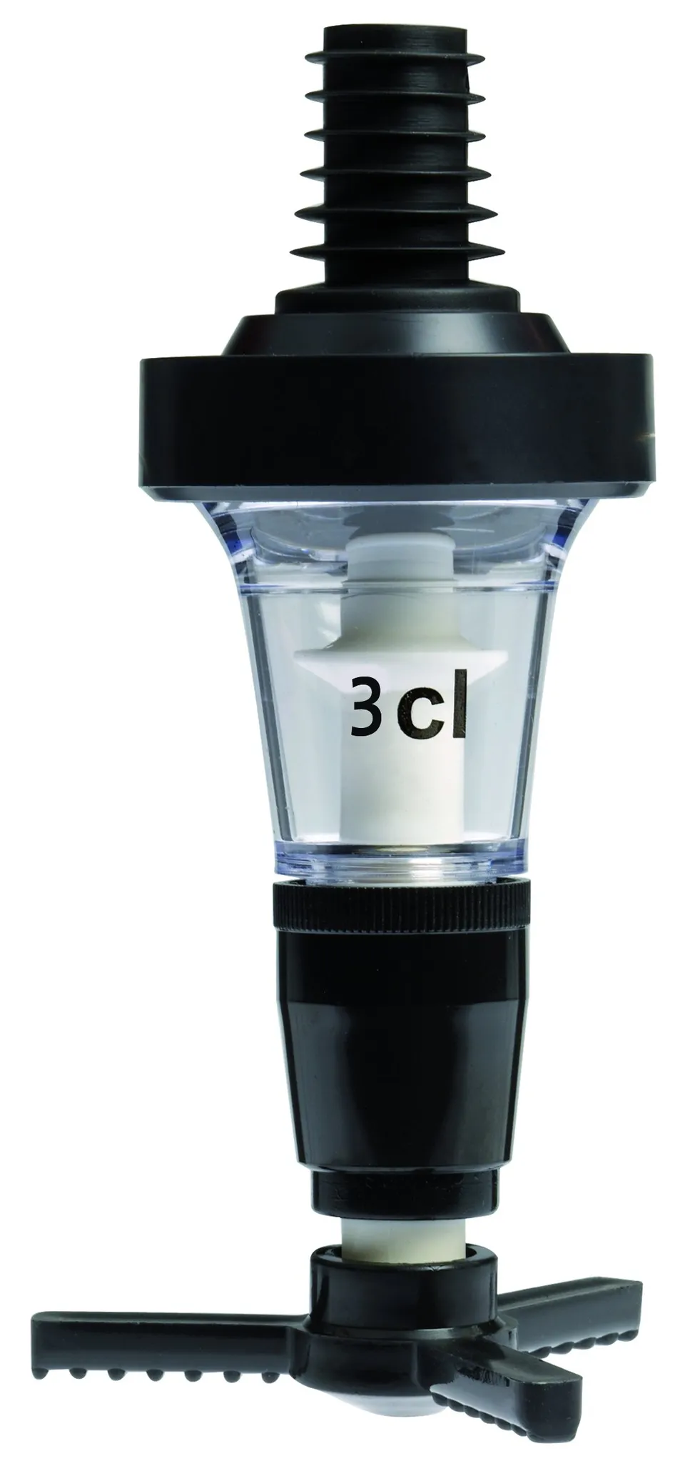 westmark-92302230-doseur-r-glable-standard-3-cl-plastique-noir-transparent-22-5- image 1