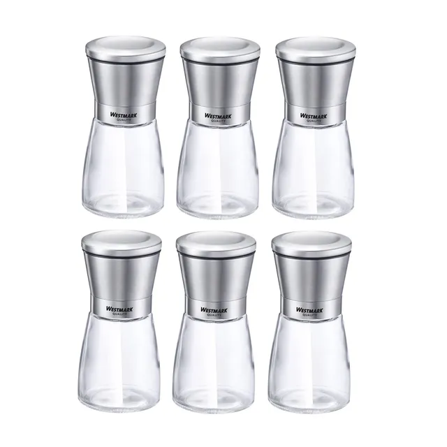 westmark-63342611-pr-sentoir-pices-avec-6-moulins-broyeur-c-ramique-verre-acier- image 1