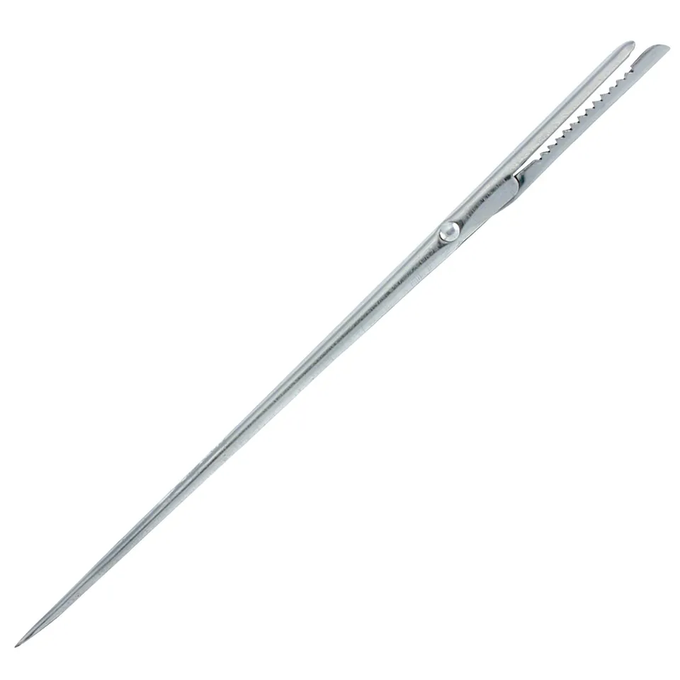 westmark-aiguille-larder-126722e1-avec-pince-crant-e-19-3-cm-acier-inoxydable image 1