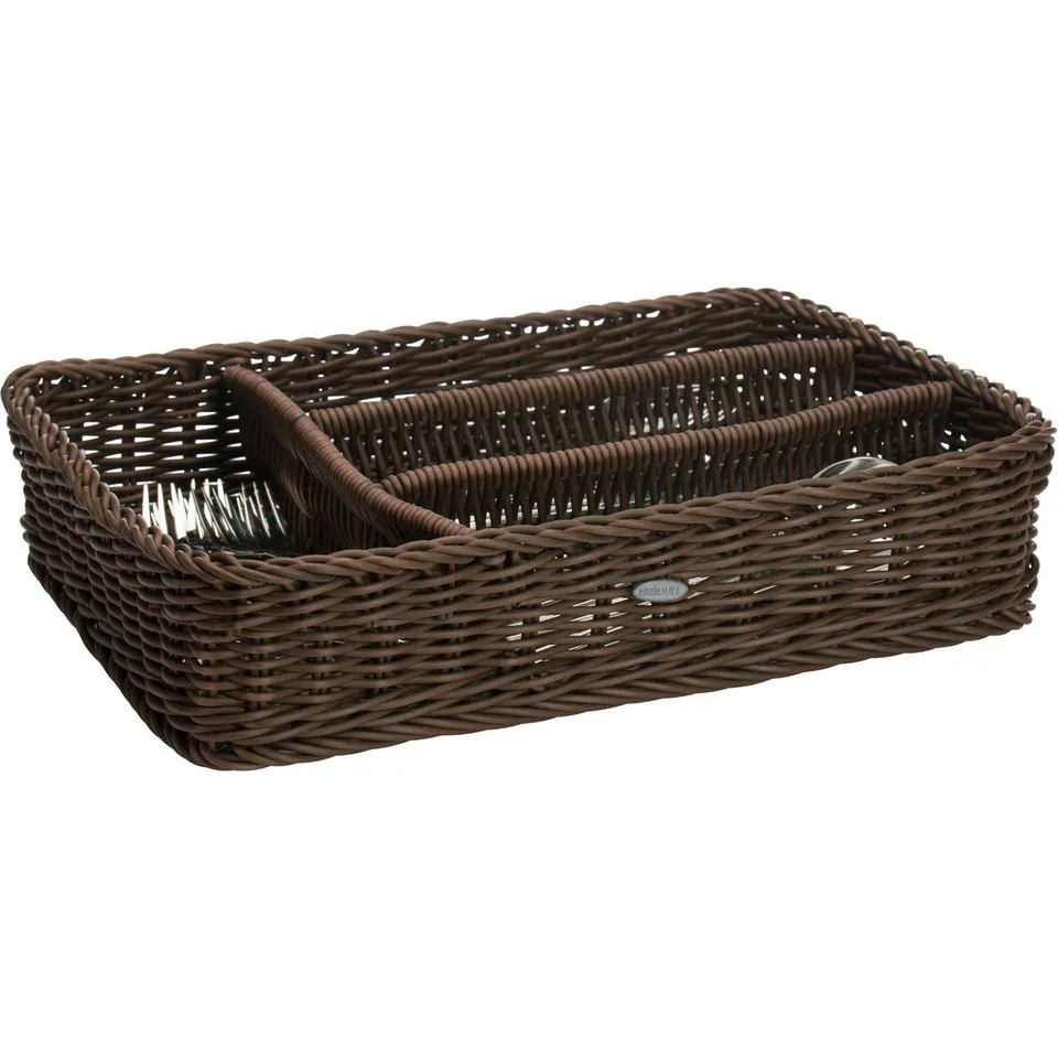 westmark-saleen-2038807-grand-panier-couverts-marron-ca-39-5-x-28-x-8-5-cm-vanne image 1