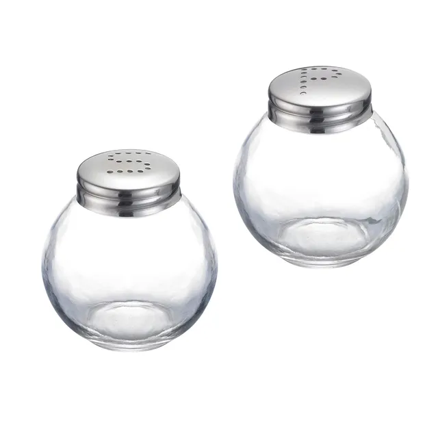 westmark-654622e1-sali-re-et-poivri-re-roma-set-de-2-verre-et-acier-inoxydable-5 image 1