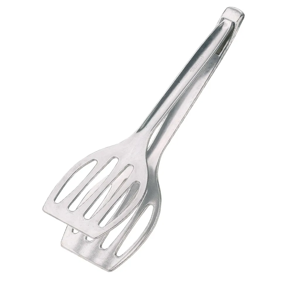 westmark-duetto-double-spatule-et-pince-barbecue-27-5-cm-aluminium-moul-2-en-1 image 1