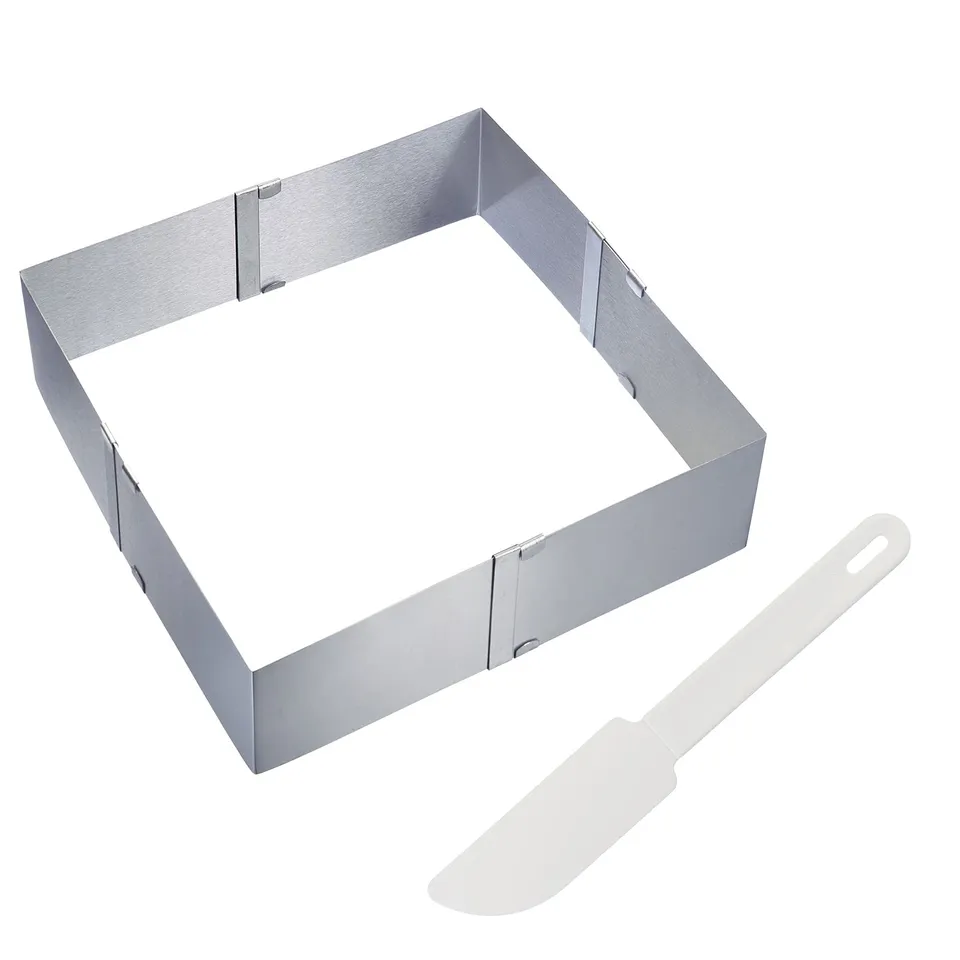 westmark-313322e6-cadre-p-tisserie-r-glable-en-acier-inoxydable-avec-raclette-ki image 1