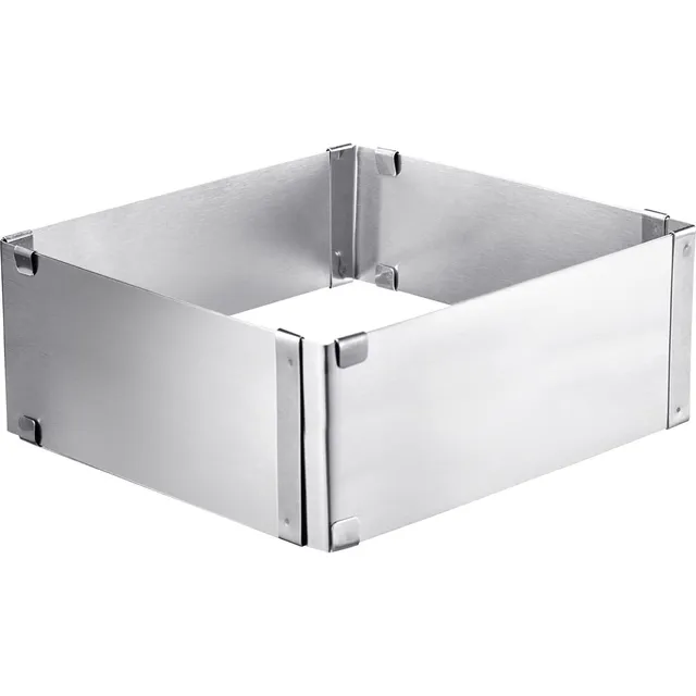 westmark-cadre-de-cuisson-r-glable-15-5-28-cm-extra-haut-8-cm-acier-inoxydable-a image 1