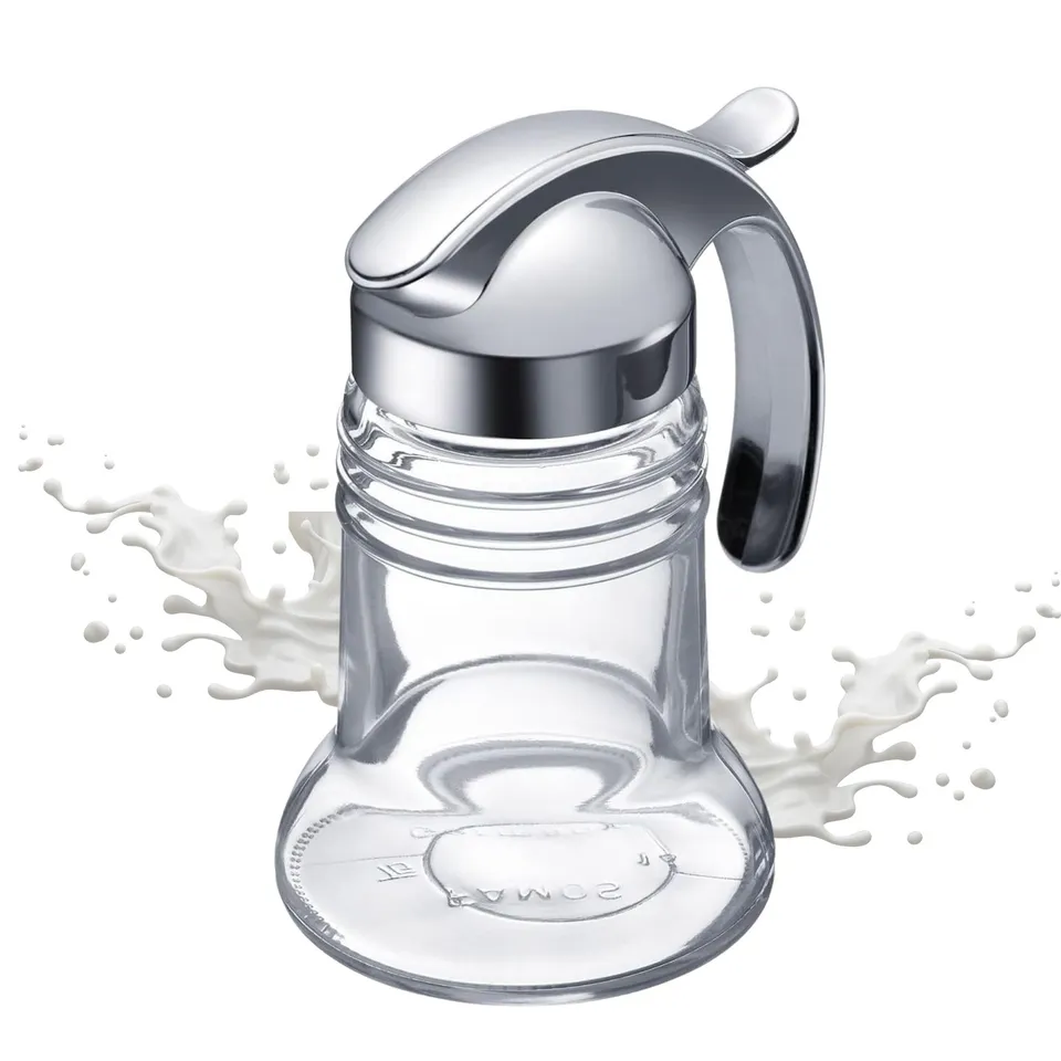 westmark-paris-chrome-distributeur-cr-me-pot-miel-150-ml-verre-abs-chrom-dosage- image 1