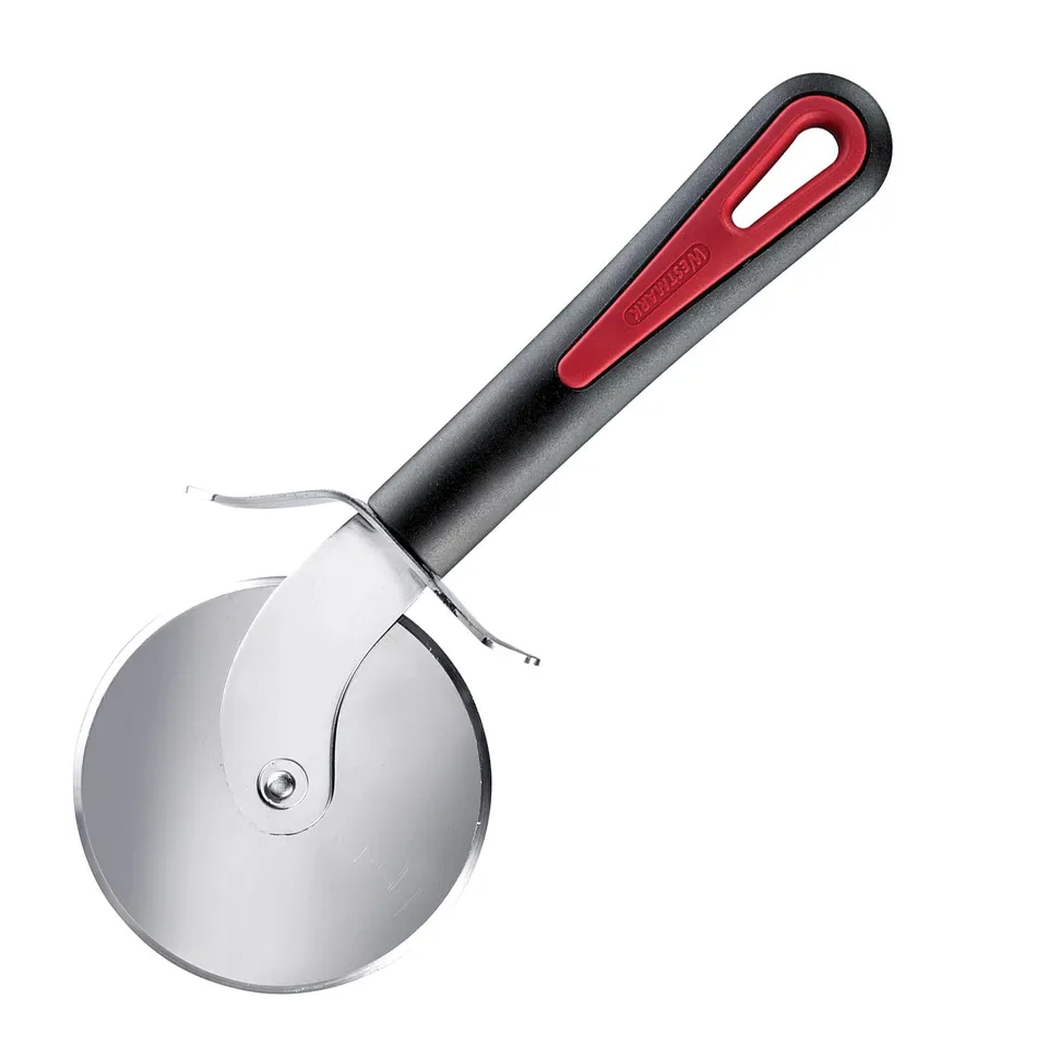 westmark-gallant-coupe-pizza-roulette-7-6-cm-acier-inoxydable-noir-rouge-fabriqu image 1
