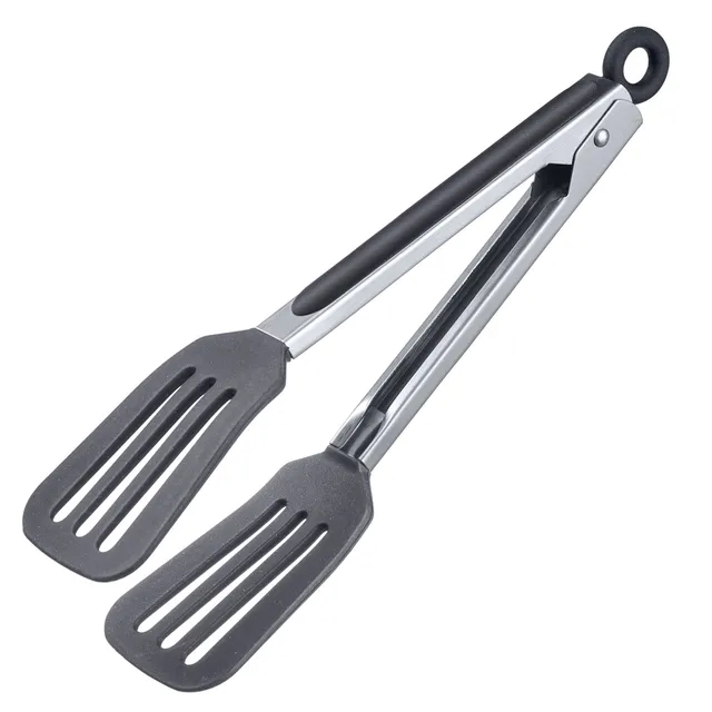 westmark-comfort-silicone-mini-pince-de-service-26-5-cm-lames-silicone-acier-ino image 1