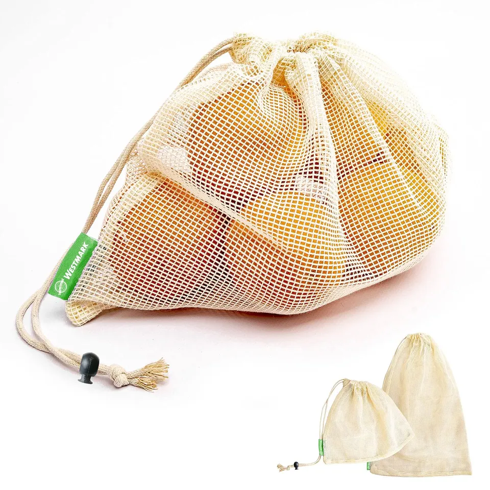 westmark-52372260-sacs-fruits-et-l-gumes-ko-lot-de-2-beige image 1
