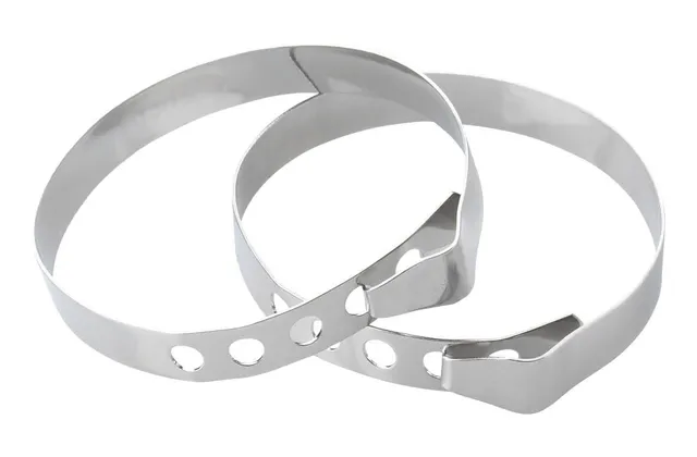westmark-10232280-lot-de-6-anneaux-roulade-r-glables-en-acier-inoxydable-5-5-x-5 image 1