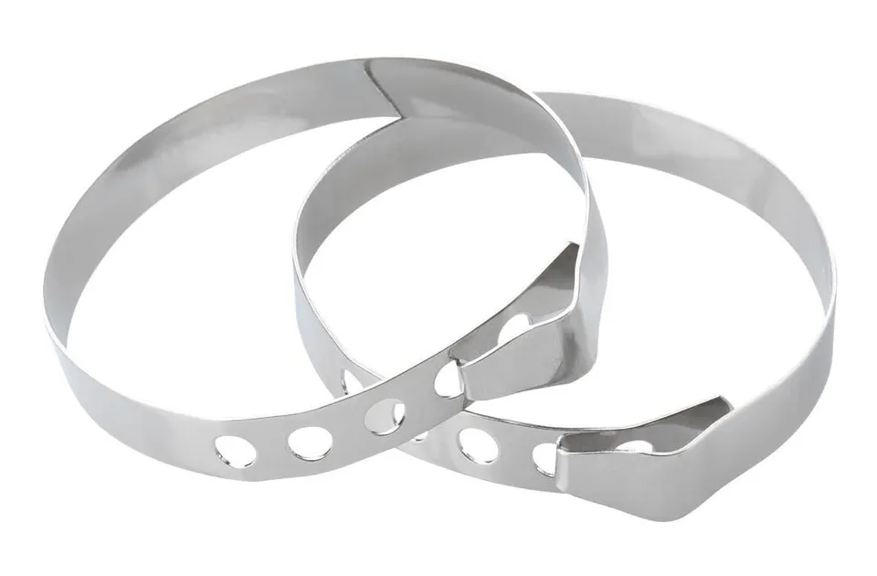 westmark-10232280-lot-de-6-anneaux-roulade-r-glables-en-acier-inoxydable-5-5-x-5 image 1