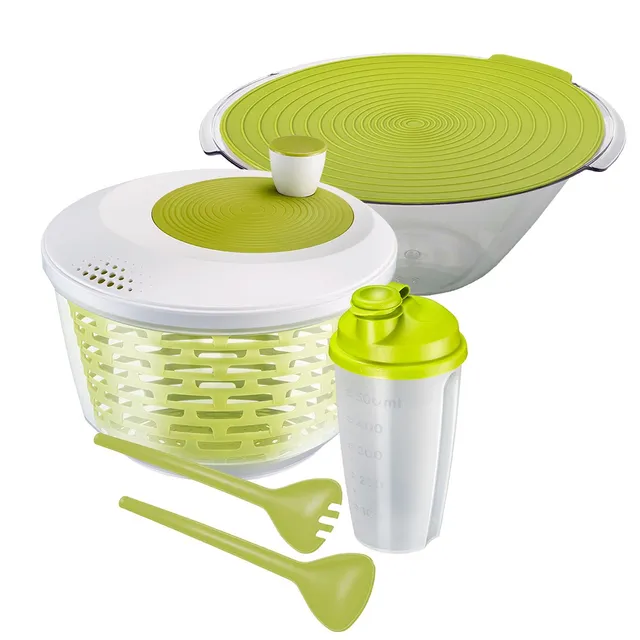 westmark-set-salade-4-pi-ces-243022e6-essoreuse-spinderella-saladier-fresh-couve image 1