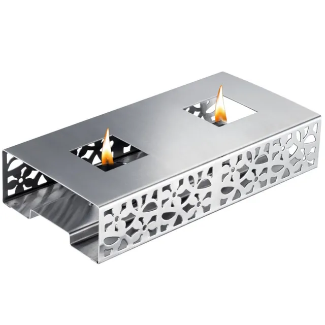 westmark-r-chauffe-plat-en-acier-inoxydable-240-x-120-x-52-mm-avec-deux-porte-bo image 1