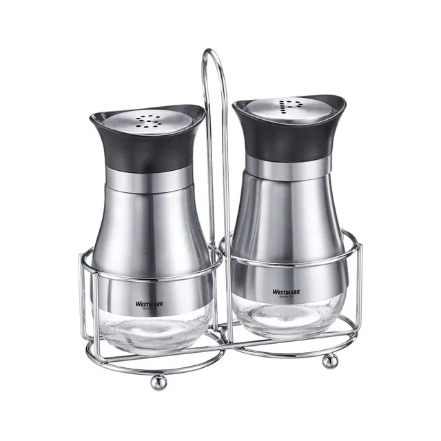 westmark-menage-63332260-sali-re-et-poivri-re-lisbonne-set-de-3-avec-support-ver image 1