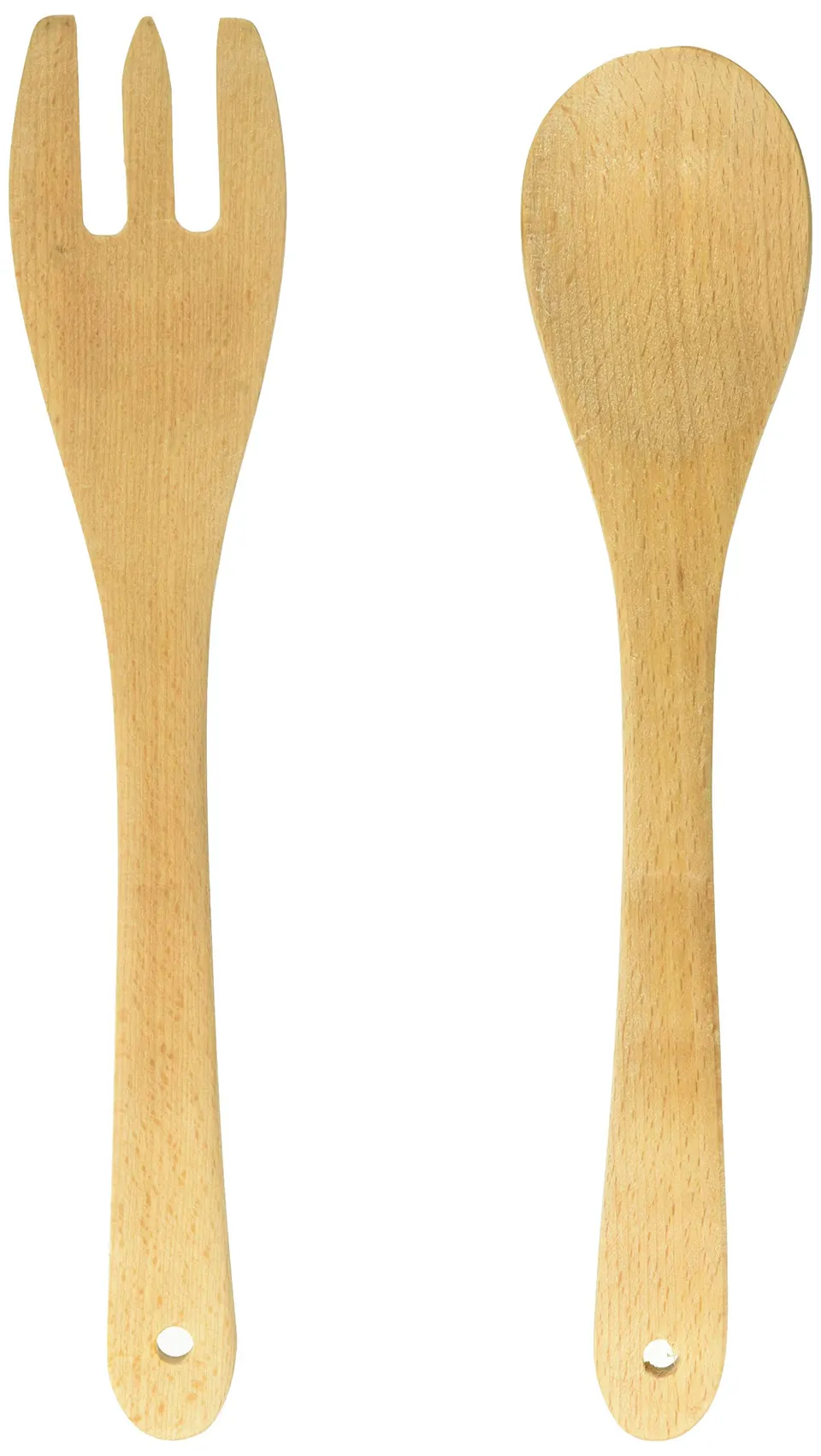 westmark-woody-13942270-set-de-2-couverts-salade-en-bois-de-h-tre-31-cm-beige image 1