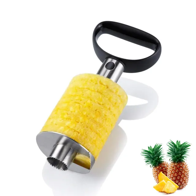 westmark-coupe-ananas-trancheur-en-acier-inoxydable-8-5-cm-argent-noir-51692260 image 1