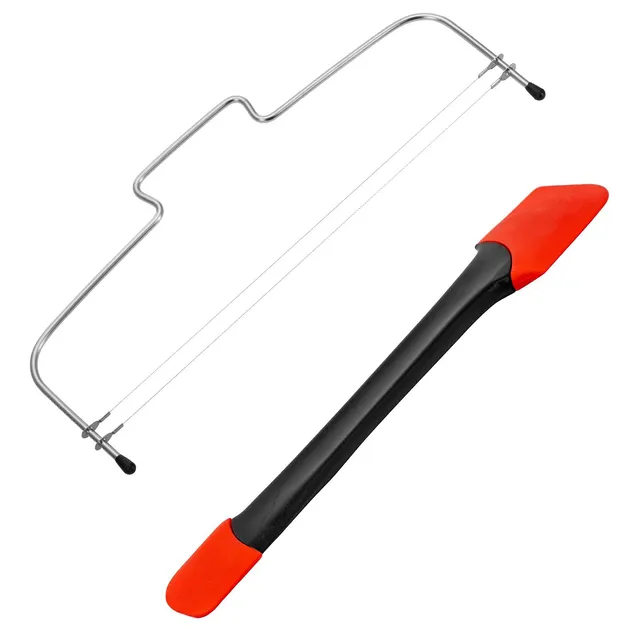 westmark-716022e6-coupe-g-teau-en-acier-inoxydable-avec-fils-dentel-s-et-spatule image 1