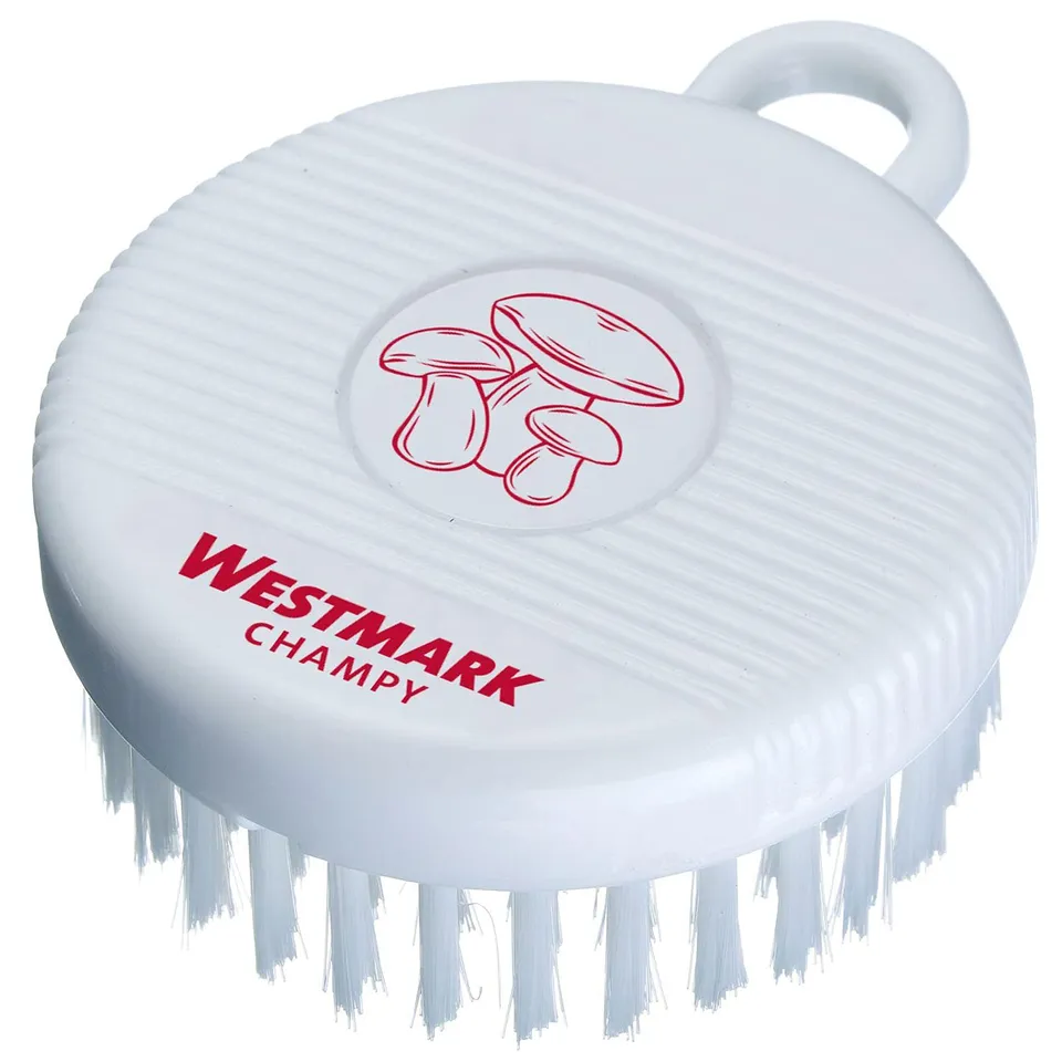 westmark-champy-brosse-champignons-et-l-gumes-poils-fins-brosse-de-nettoyage-pla image 1