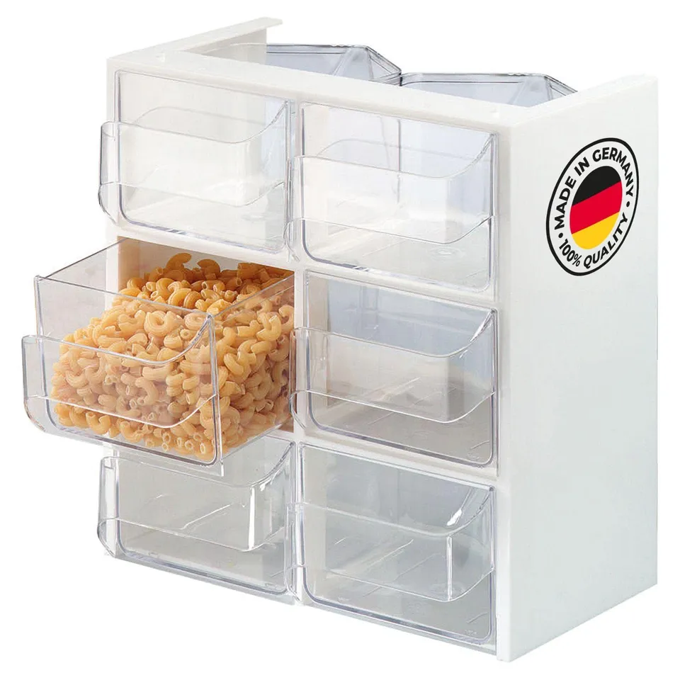 westmark-venezia-unit-de-distribution-6-compartiments-1-l-chacun-plastique-ps-tr image 1