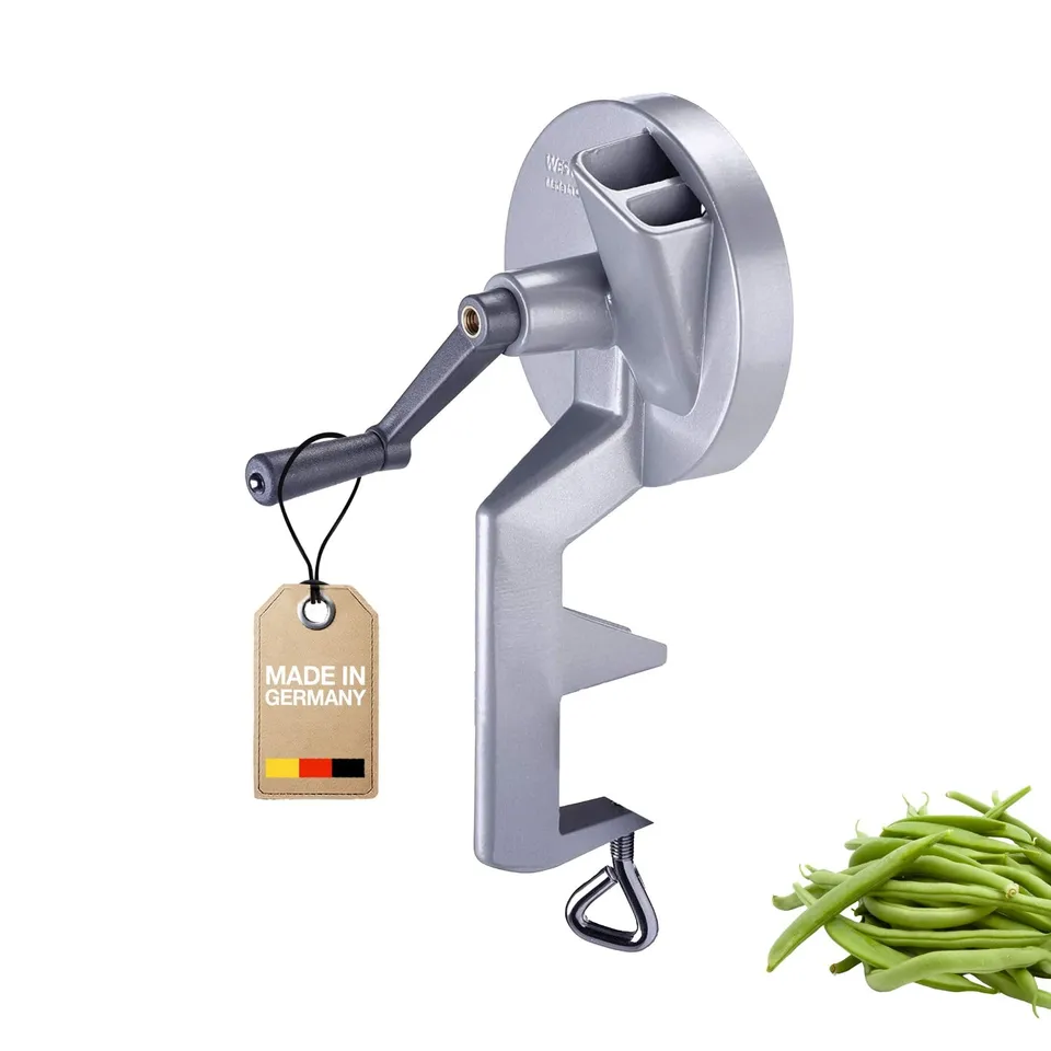 westmark-coupe-haricots-11822260-avec-2-ouvertures-de-coupe-et-pince-vis-lames-a image 1