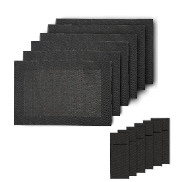 westmark-home-012102861e6-set-de-table-12-sets-6-poches-couverts-en-mati-re-synt image 1