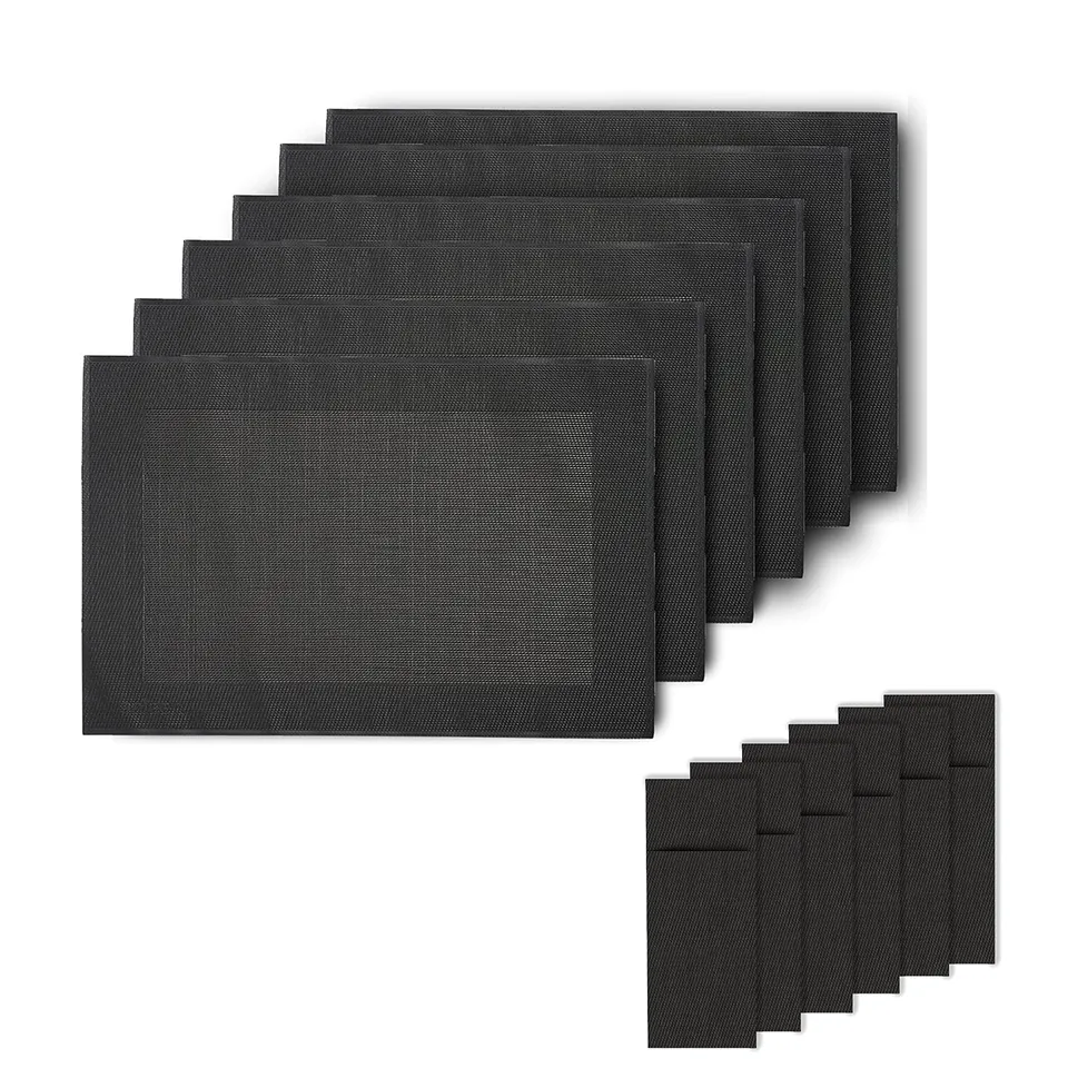 westmark-home-012102861e6-set-de-table-12-sets-6-poches-couverts-en-mati-re-synt image 1