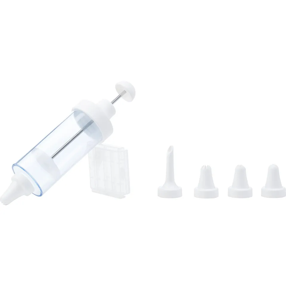 westmark-31152260-seringue-de-d-coration-et-garnissage-180-ml-avec-5-douilles-pi image 1