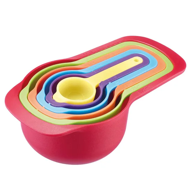 westmark-30582270-matroschka-set-de-6-cuill-res-doseuses-empilables-plastique-sa image 1