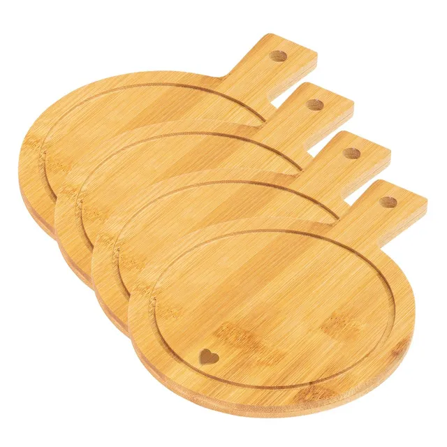 westmark-tapas-friends-697322eb-lot-de-4-planches-de-service-rondes-en-bambou-mo image 1