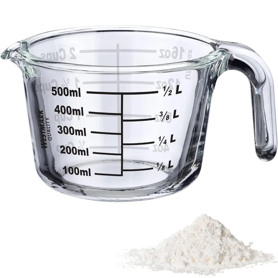 westmark-verre-doseur-gradu-en-verre-borosilicate-0-5-l-passe-au-four-micro-onde image 1