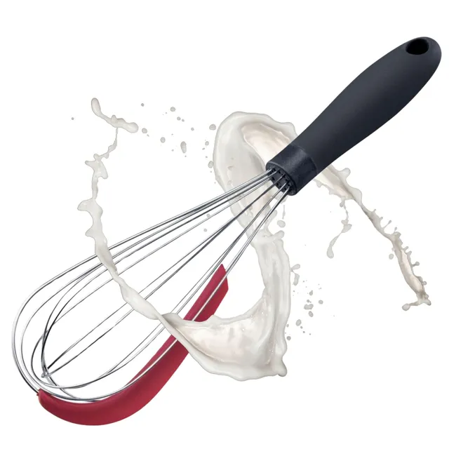 westmark-fouet-avec-raclette-m-lange-p-tes-et-sauces-manche-ergonomique-acier-in image 1