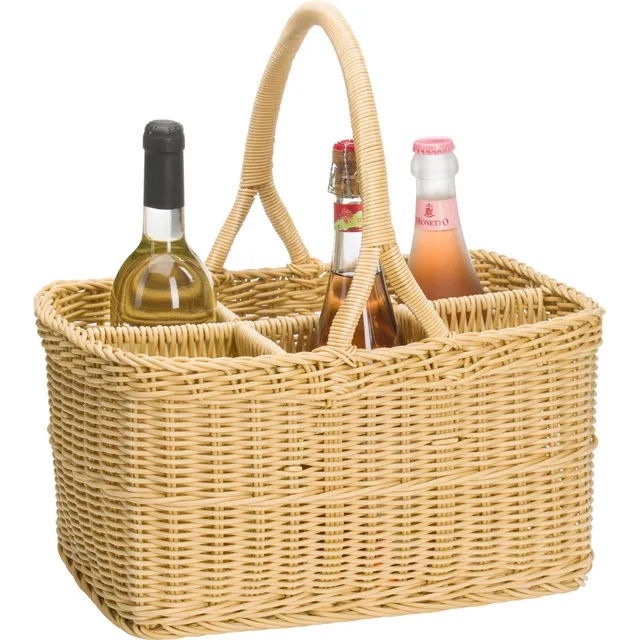 saleen-2038802-porte-bouteilles-rectangulaire-vannerie-artisanale-env-38-x-29-x- image 1