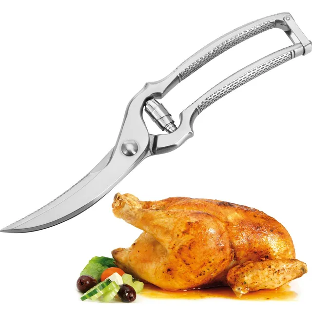westmark-13712260-ciseaux-volaille-classic-m-canisme-ressort-lames-inox-dentel-e image 1