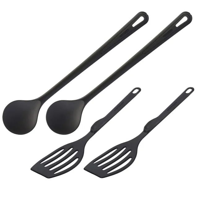 westmark-gentle-flonal-203522e6-set-4-pi-ces-2-spatules-2-cuill-res-remuer-polya image 1