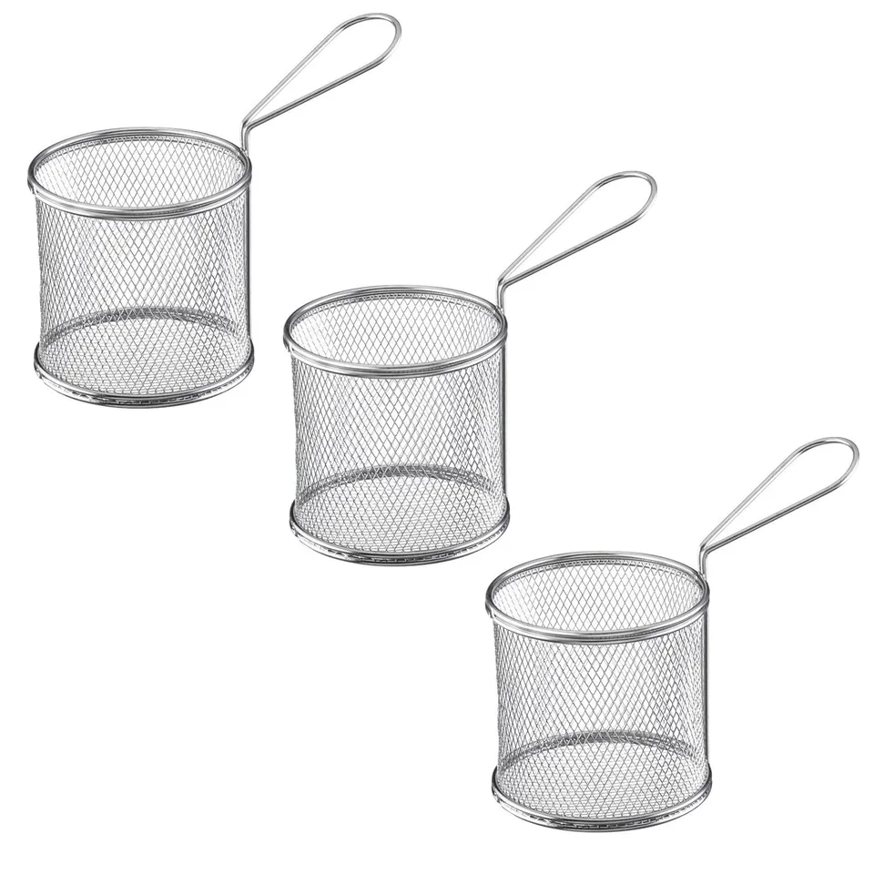 westmark-tapas-friends-lot-de-3-paniers-de-service-ronds-en-acier-inoxydable-18- image 1