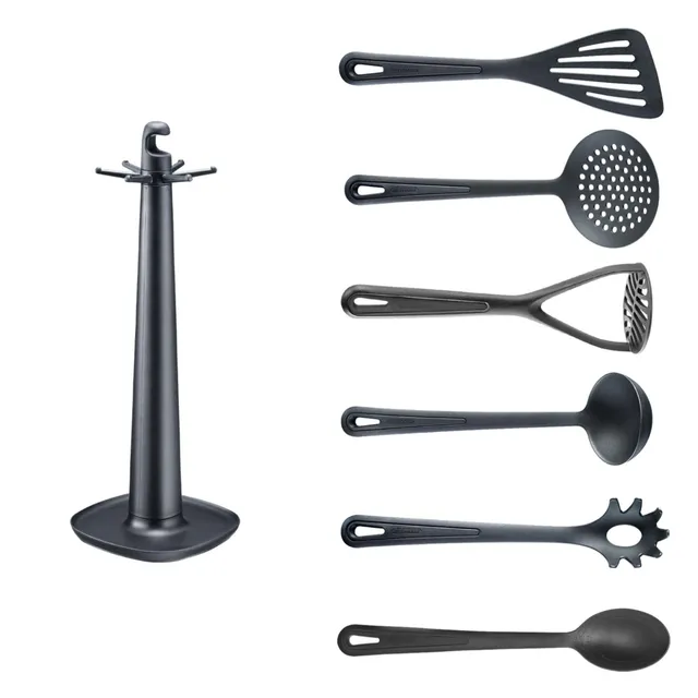 westmark-gentle-ensemble-7-pi-ces-d-ustensiles-de-cuisine-avec-support-rotatif-p image 1
