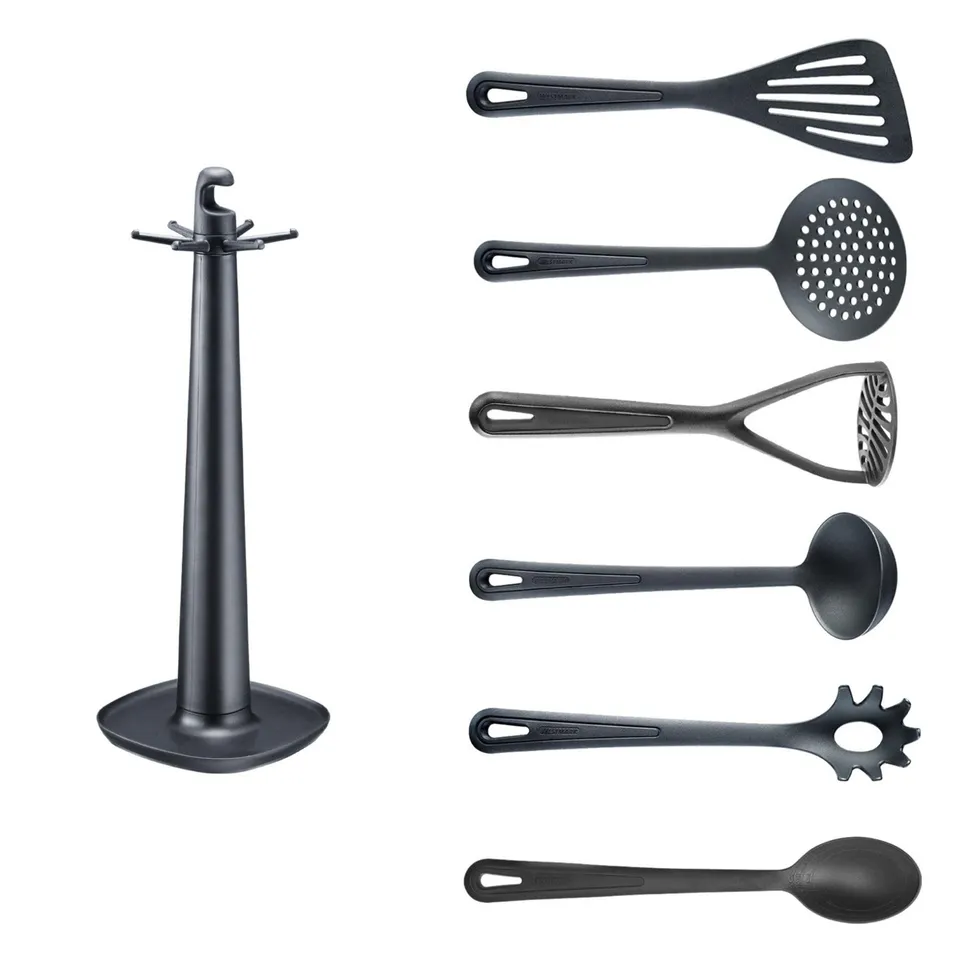 westmark-gentle-ensemble-7-pi-ces-d-ustensiles-de-cuisine-avec-support-rotatif-p image 1