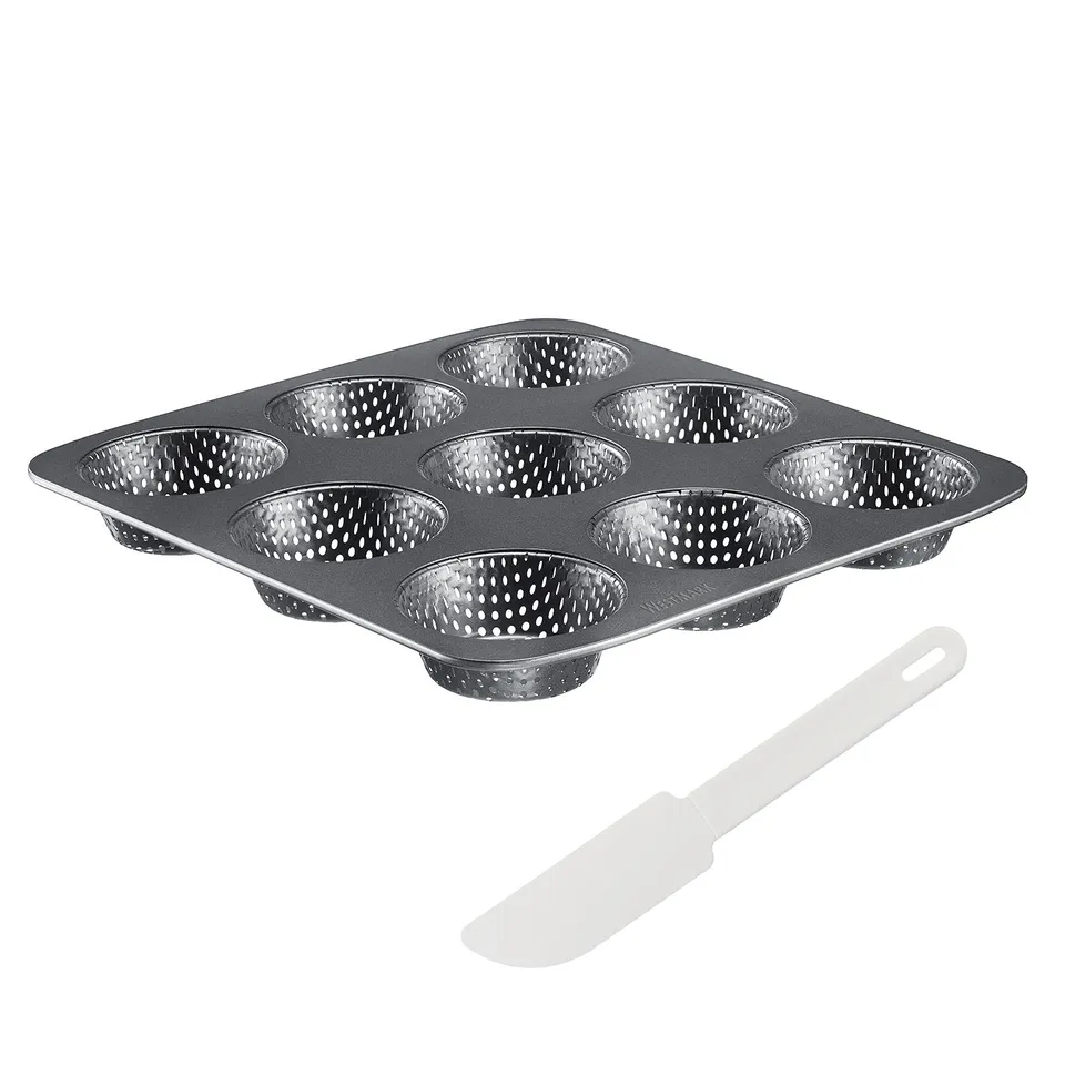 westmark-327322e6-moule-petits-pains-9-buns-hrensache-d-mouleur-g-teau-acier-ant image 1