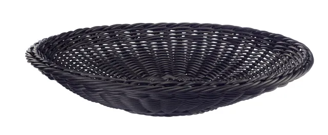 westmark-saleen-2038911-corbeille-plate-noir-38-x-7-5-cm-vannerie-synth-tique-ar image 1