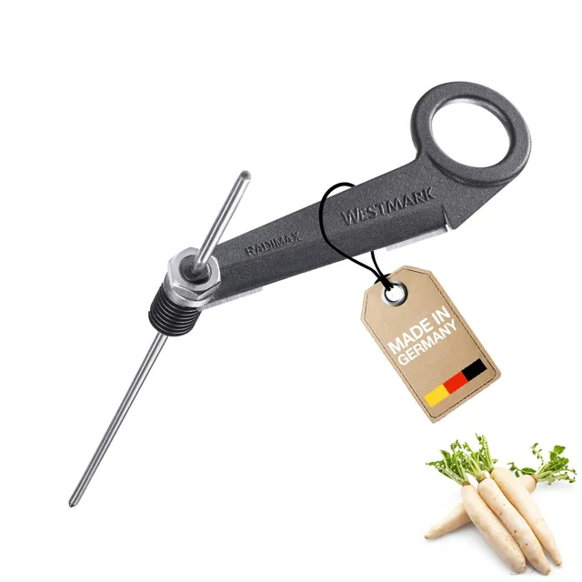 westmark-radimax-black-edition-coupe-l-gumes-en-spirale-en-aluminium-pour-radis- image 1